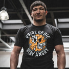 PRiDEorDiE stay angry T-Shirt - black